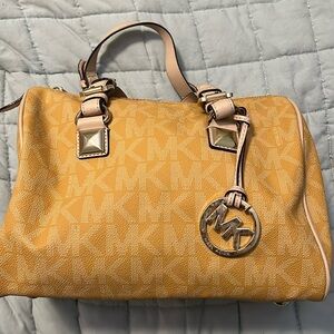 Yellow Michael Kors Purse